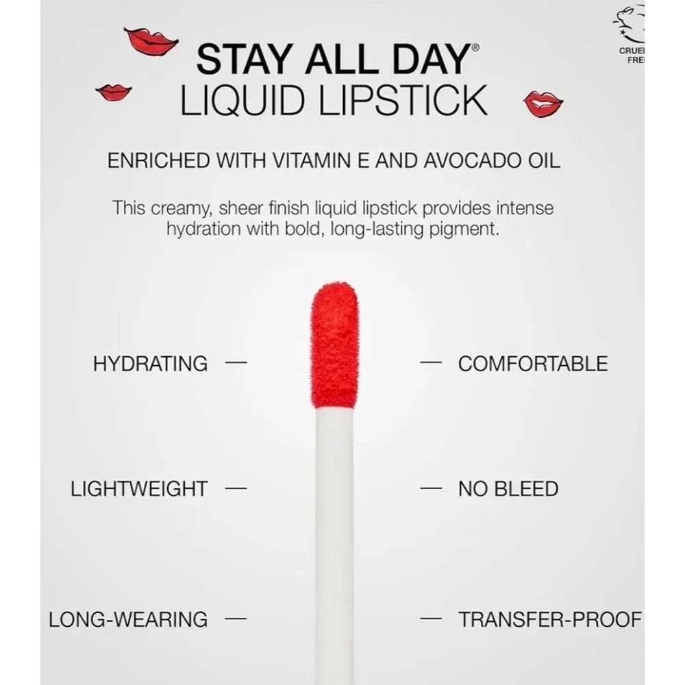 NEW Stila Stay All Day Liquid Lipstick Sheer Sorriso 0.10oz